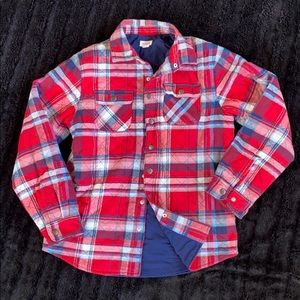 Boy’s quilted flannel jacket